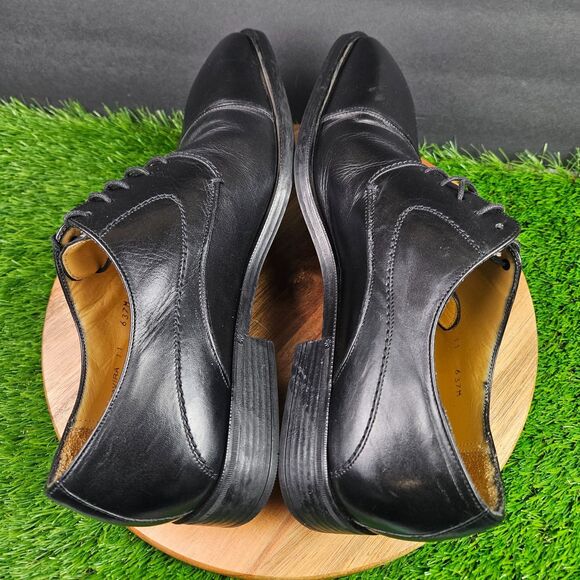 Men Mezlan Tavira Modern Cap Toe Oxford 9 Black Leather Dress Shoes Formal Spain main image 9